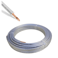 TECNOGAS Izolirana bakrena cijev Cupex Gel Silver 3/8" 1 m